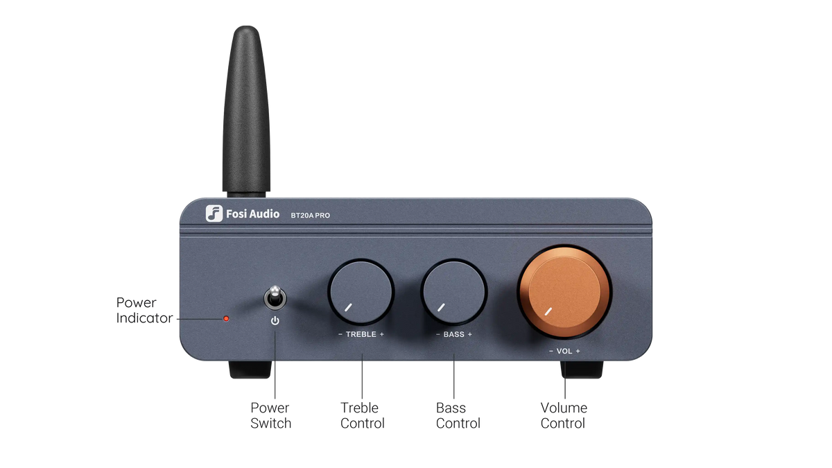 Fosi Audio BT20A PRO Bluetooth Amplifier