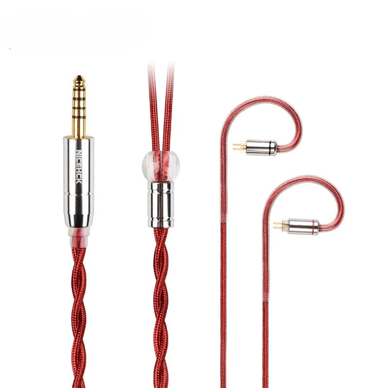 NICEHCK RedAg 4N Silver Cable