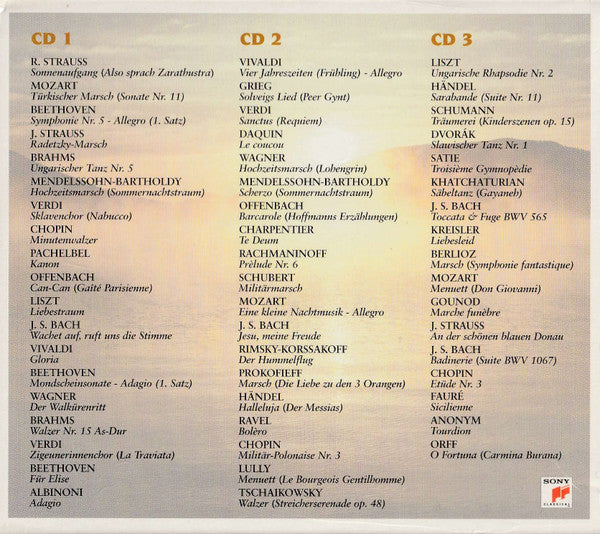 Various – Die Größten Momente Der Klassik - 3 Discs (Used) (Mint Condition)