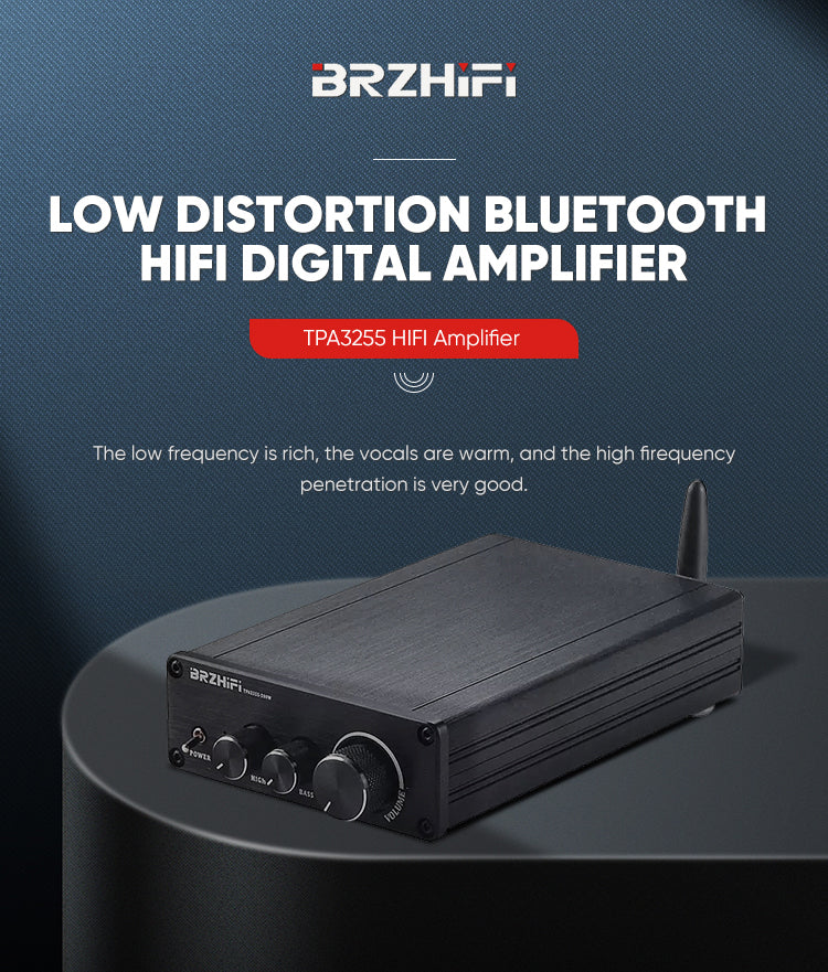 BRZHIFI Class D Amplifier PAD-3255X2