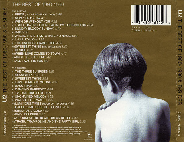 U2 – The Best Of 1980-1990 (Used) (Mint Condition)