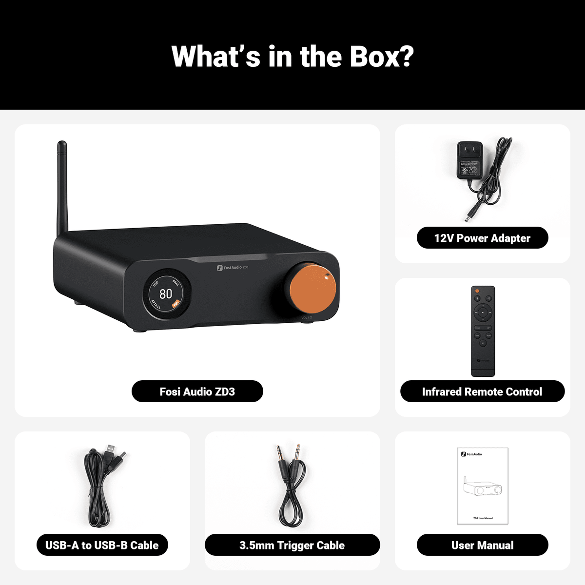 Fosi Audio ZD3 Balanced Desktop DAC
