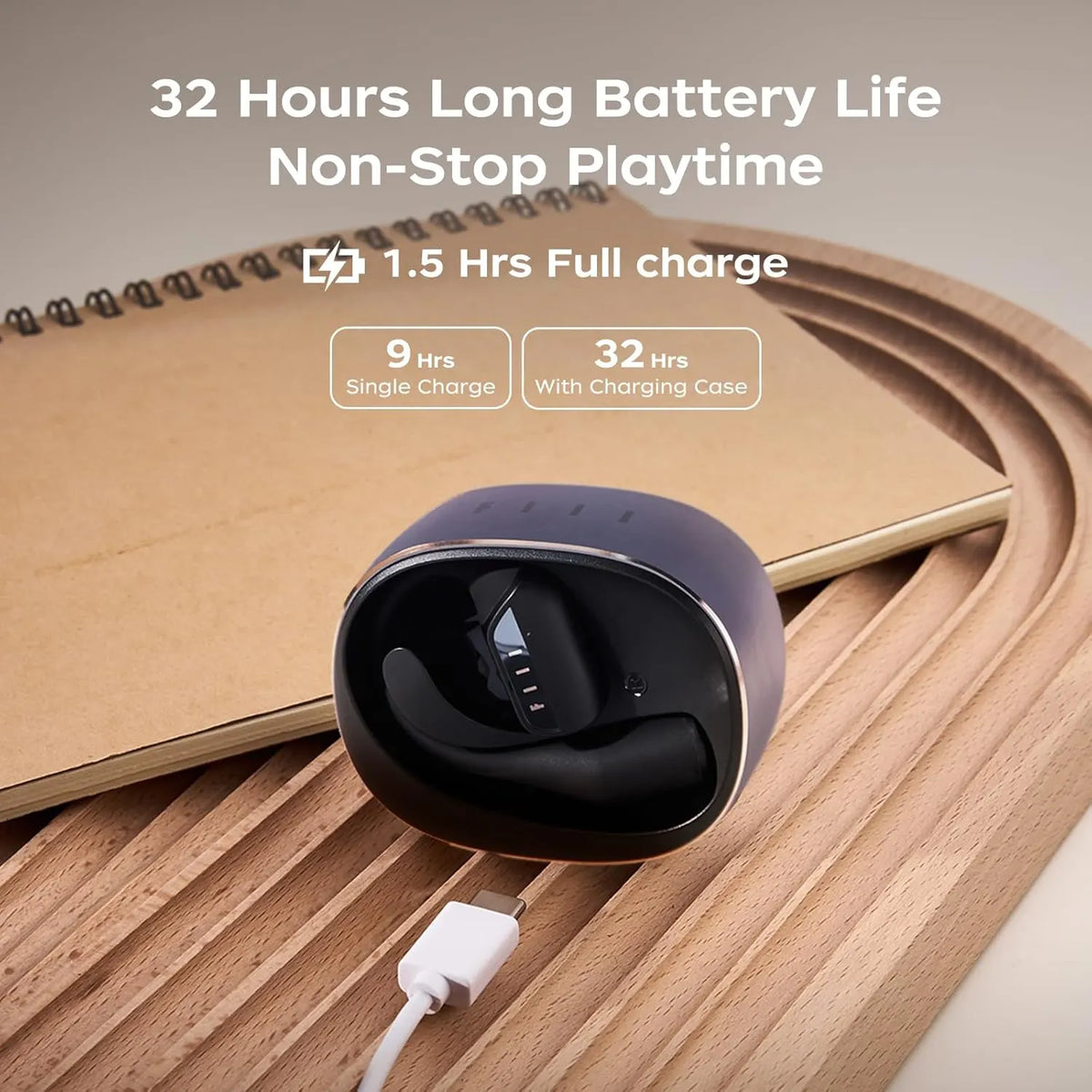 Fill GS Open Ear Earbuds Wireless Earbuds with LDAC for Hi-Res Audio