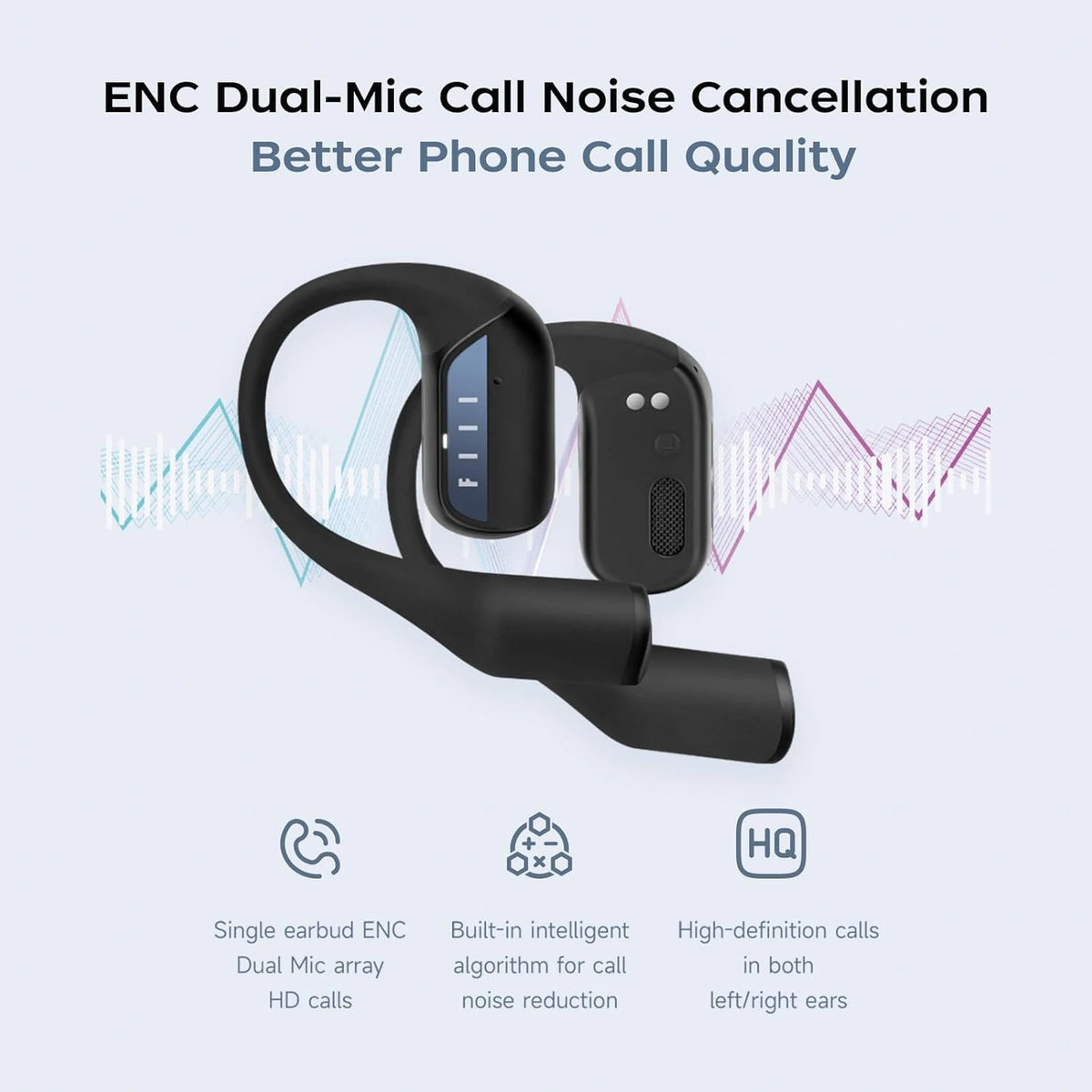 Fill GS Open Ear Earbuds Wireless Earbuds with LDAC for Hi-Res Audio