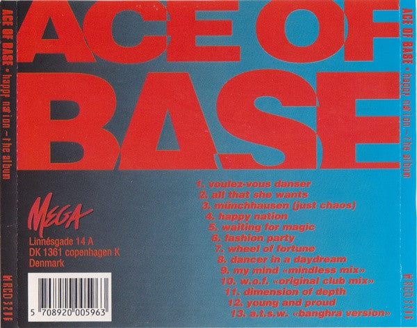 Ace Of Base – Happy Nation (Used) (Mint Condition)