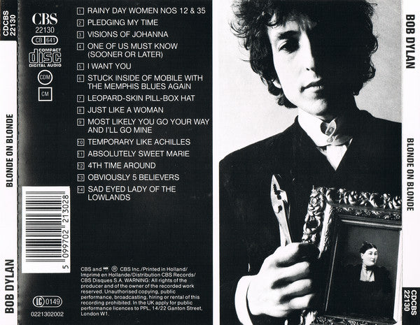Bob Dylan - Blonde On Blonde (Used) (Mint Condition)