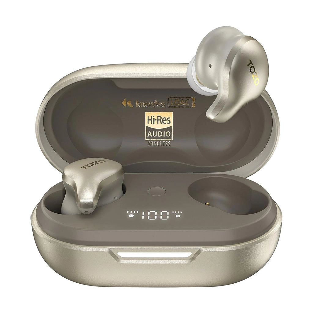 TOZO Golden X1 Wireless Earbuds with Balanced Armature Driver and Hybrid Dynamic Driver