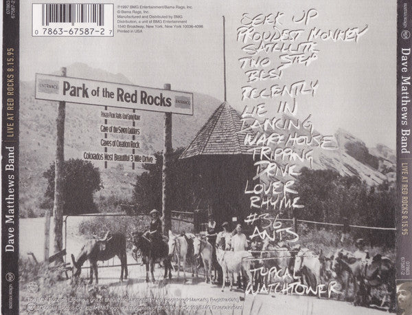 Dave Matthews Band – Live At Red Rocks 8.15.95 2 Discs (Used) (Mint Condition)