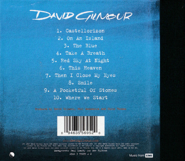 David Gilmour - On An Island (Used) (Mint Condition)