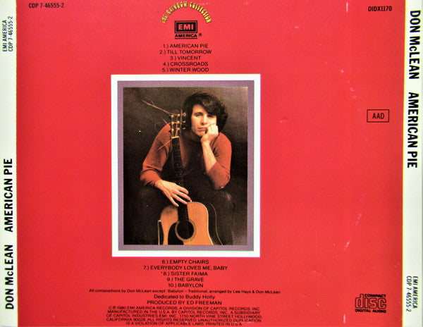 Don McLean – American Pie (Used) (Mint Condition)