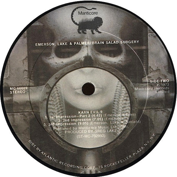 Emerson, Lake & Palmer – Brain Salad Surgery (Used) (Mint Condition)