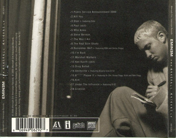Eminem - The Marshall Mathers LP (Used) (Mint Condition)