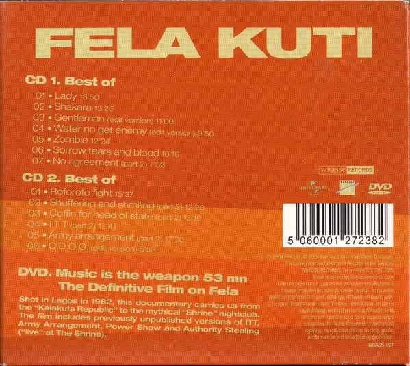 Fela Kuti – Music Is The Weapon: The Best Of Fela Kuti - 2 Discs (Used) (Mint Condition) CD