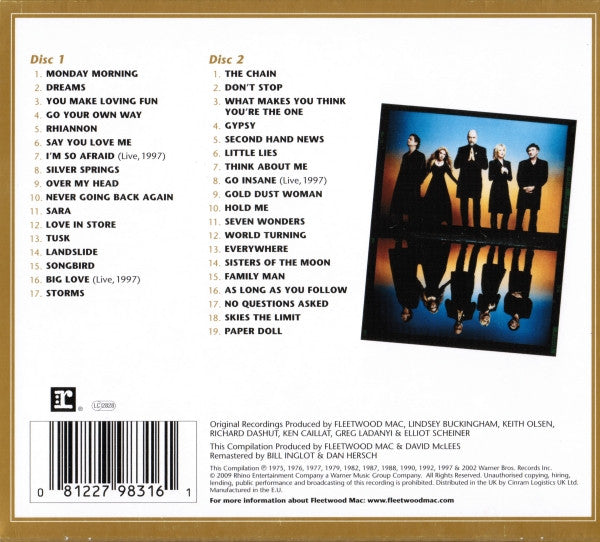 Fleetwood Mac – The Very Best Of Fleetwood Mac 2 Discs (Used) (Mint Condition)