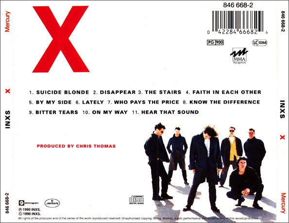 INXS - X (Used) (Mint Condition)