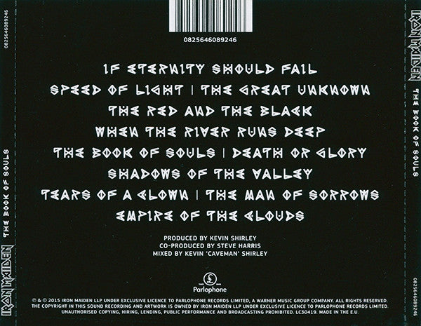 Iron Maiden - The Book Of Souls - 2 Discs (Used) (Mint Condition) CD