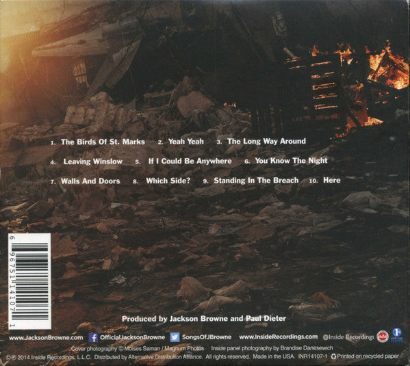 Jackson Browne - Standing In The Breach (Used) (Mint Condition) CD