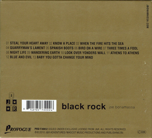 Joe Bonamassa – Black Rock (Used) (Mint Condition) CD