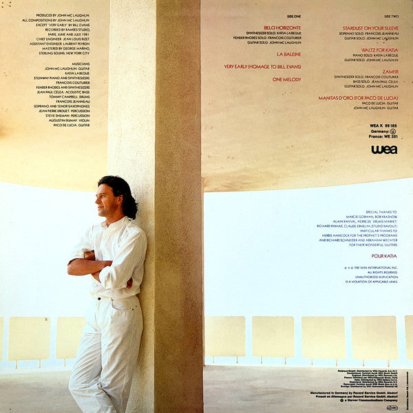 John McLaughlin – Belo Horizonte (Used) (Mint Condition) - Vinyl