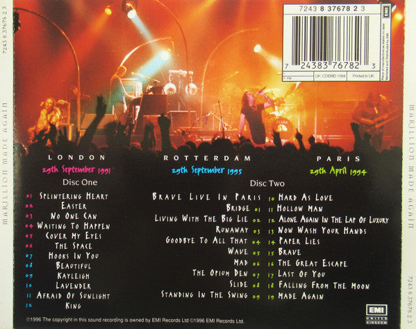 Marillion – Made Again (Used) (Mint Condition) 2 Discs - CD