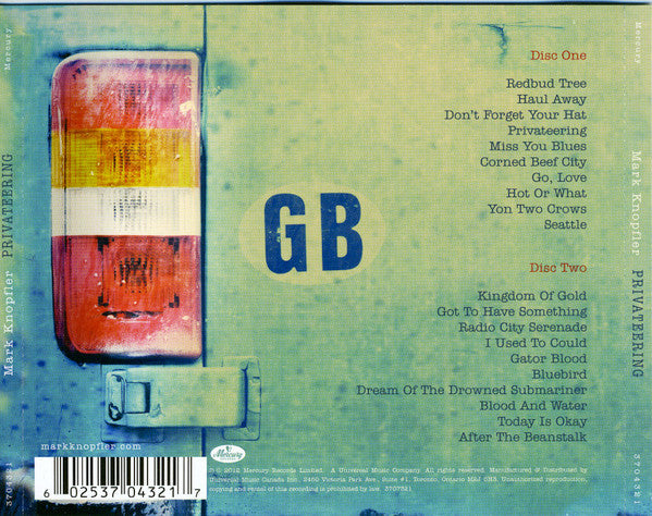 Mark Knopfler – Privateering 2 Discs (Used) (Mint Condition)