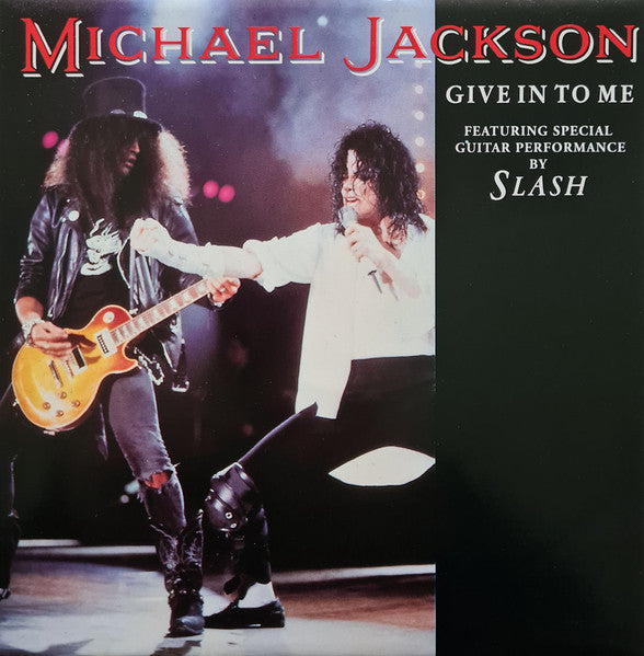 Michael Jackson Featuring Special Guitar Performance By Slash (3) – Give In To Me (Used) (Mint Condition)