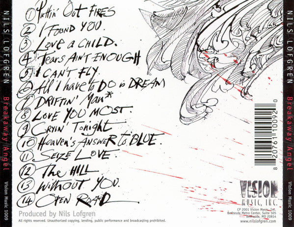 Nils Lofgren – Breakaway Angel (Used) (Mint Condition)