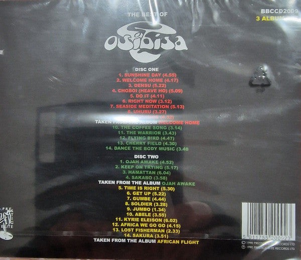 Osibisa - The Best Of Osibisa - 3 Album Set: Welcome Home / Ojah Awake / African Flight (Used) (Mint Condition) - CD