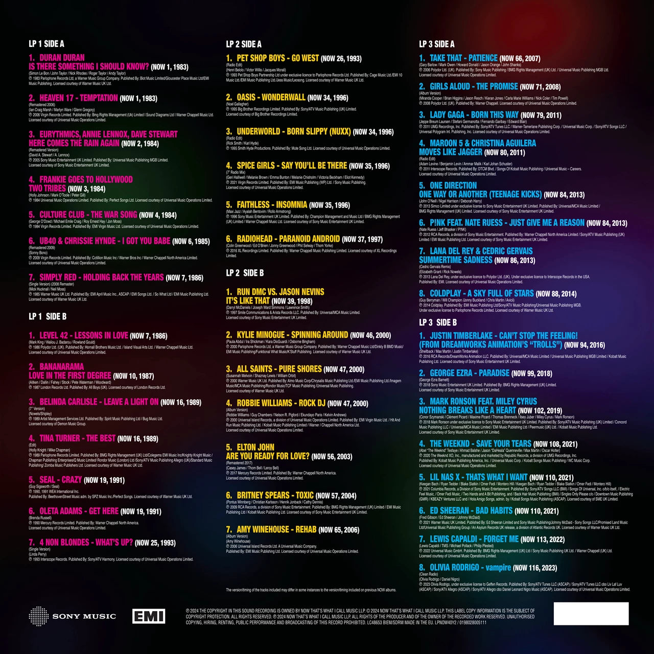 Various Artists - Now That's What I Call 40 Years: Part Two