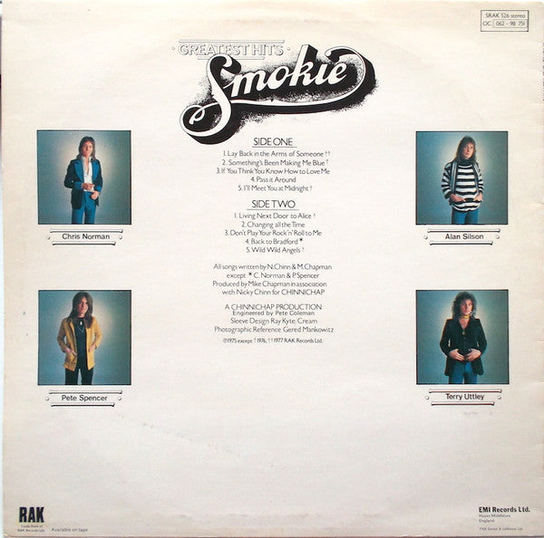 Smokie - Greatest Hits (Used) (Mint Condition) - Vinyl