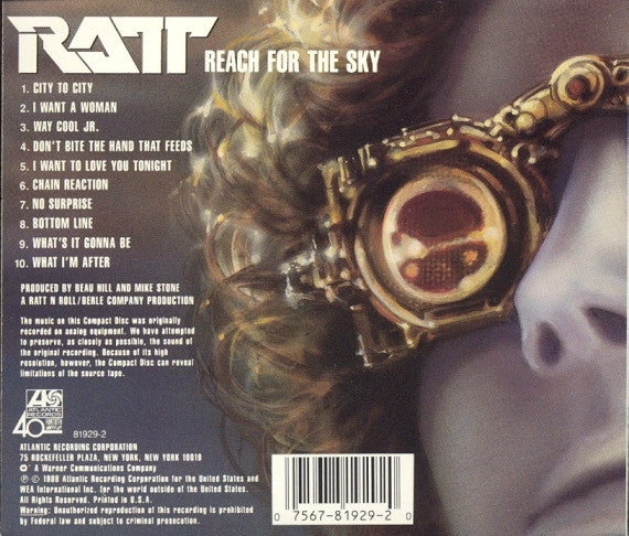 Ratt – Reach For The Sky (Used) (Mint Condition)