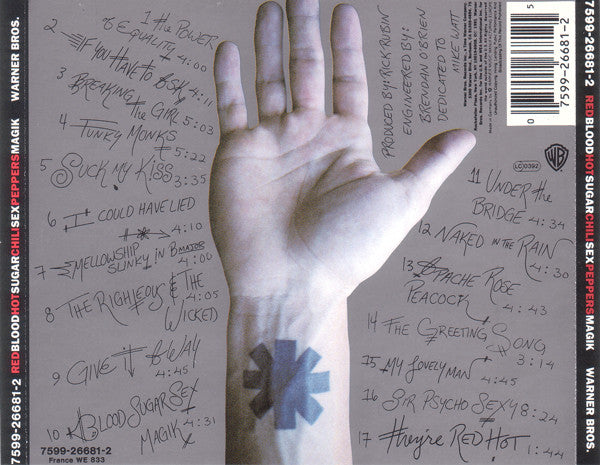 Red Hot Chili Peppers - Blood Sugar Sex Magik (Used) (Mint Condition)