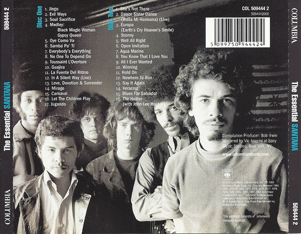 Santana – The Essential Santana 2 Discs (Used) (Mint Condition)