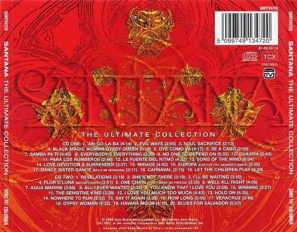 Santana - The Ultimate Collection - 2 Discs (Used) (Mint Condition)