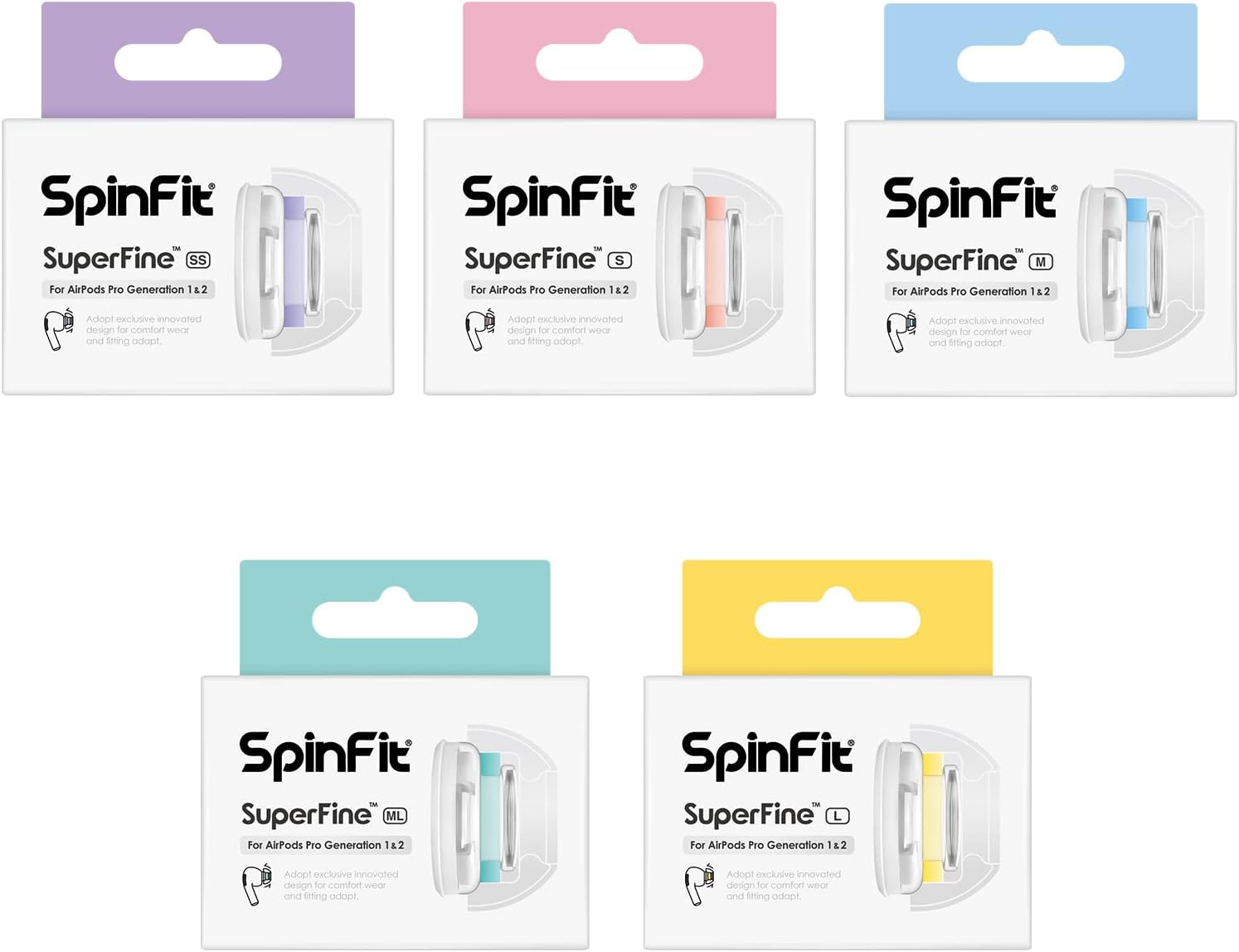 Spinfit SuperFine™ for AirPods Pro Gen 1 & 2