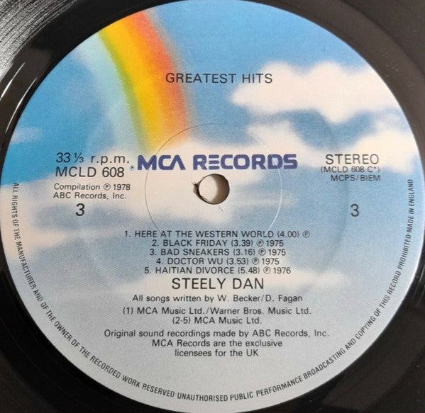 Steely Dan - Greatest Hits (1972-1978) - 2 Discs (Used) (Mint Condition) Vinyl