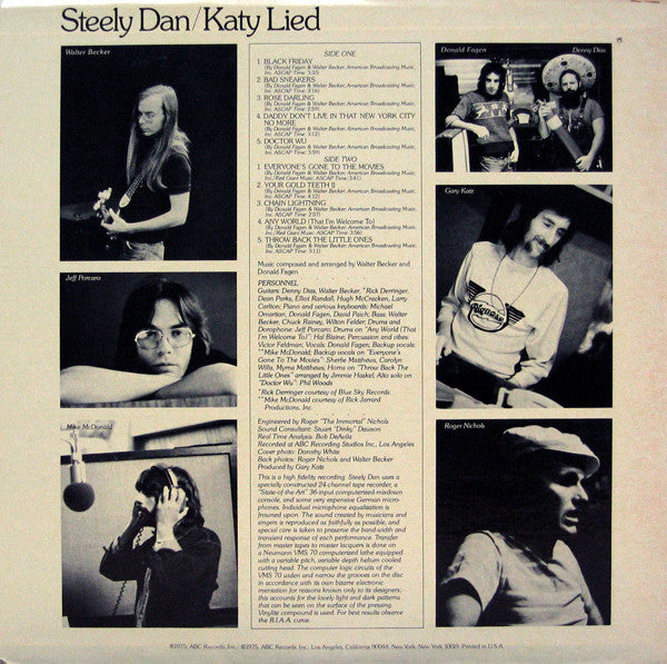 Steely Dan – Katy Lied (Brand New) - Vinyl