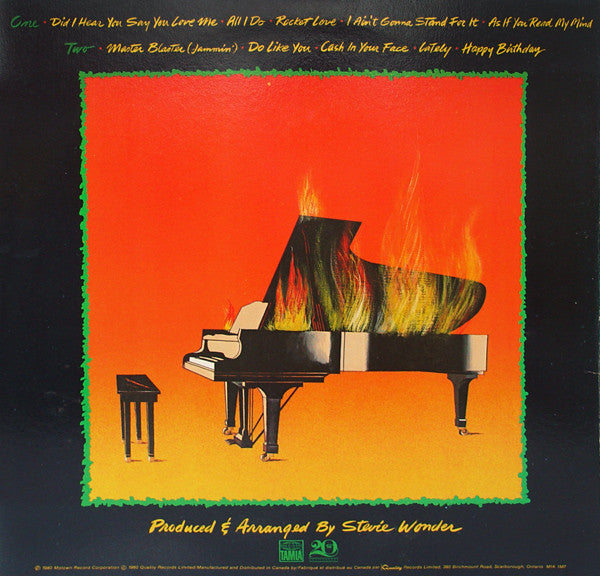 Stevie Wonder - Hotter Than July (Used) (Mint Condition) Vinyl