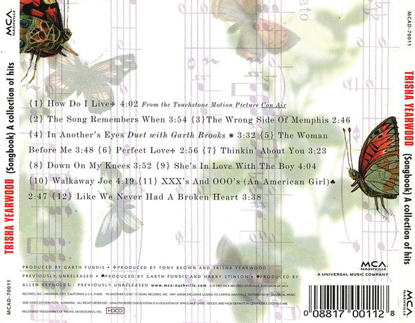 Trisha Yearwood – (Songbook) A Collection Of Hits (Used) (Mint Condition) CD
