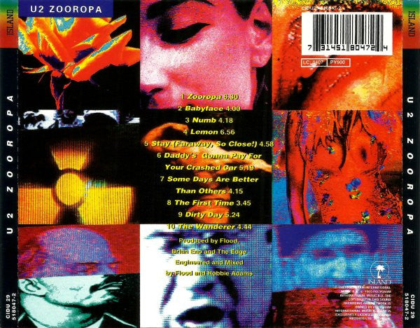 U2 – Zooropa (Used) (Mint Condition) - CD