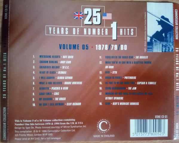 Various – 25 Years Of Number 1 Hits Vol. 5 1978/1979/1980 (Used) (Mint Condition)
