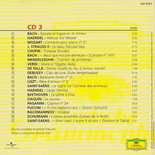 Various – 100 Chefs-D'oeuvre De La Musique Classique - 5 Discs (Used) (Mint Condition)