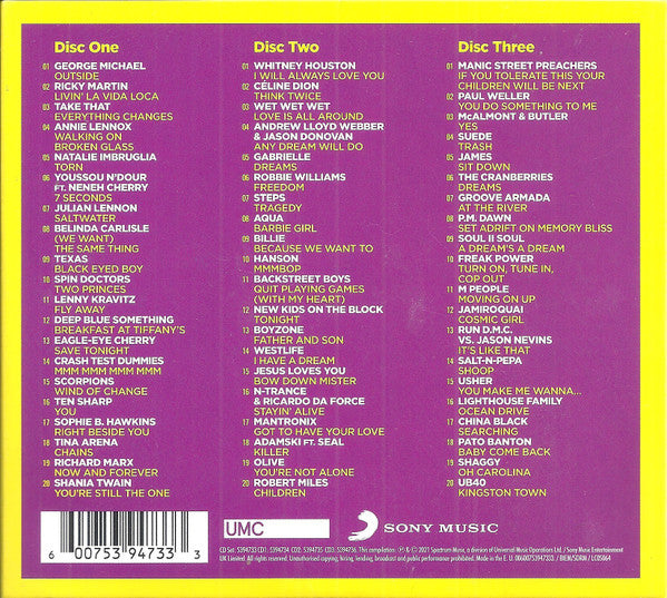 Various – The Best 90s Album In The World...Ever! 3 Discs (Used) (Mint Condition)