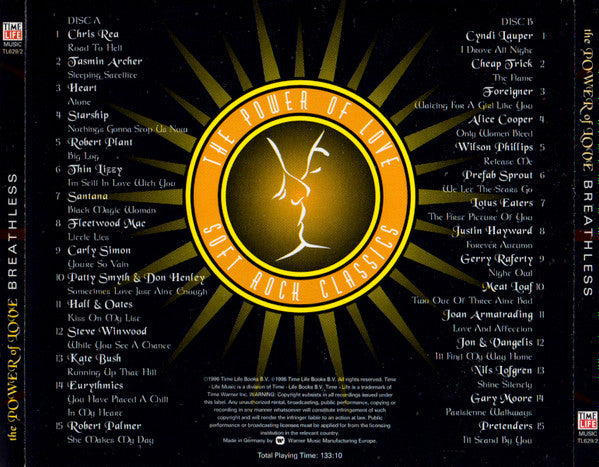 Various – The Power Of Love: Breathless 2 Discs (Used) (Mint Condition)