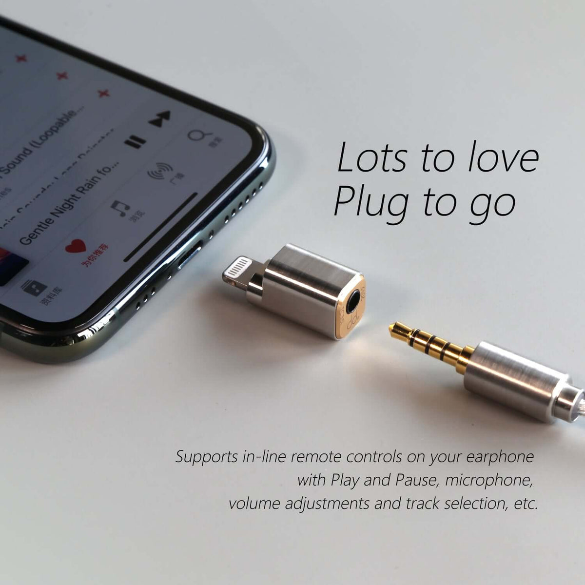 DDHIFI TC35B/TC35i USB type-C/lightning to Jack 3.5 Cable Adapter