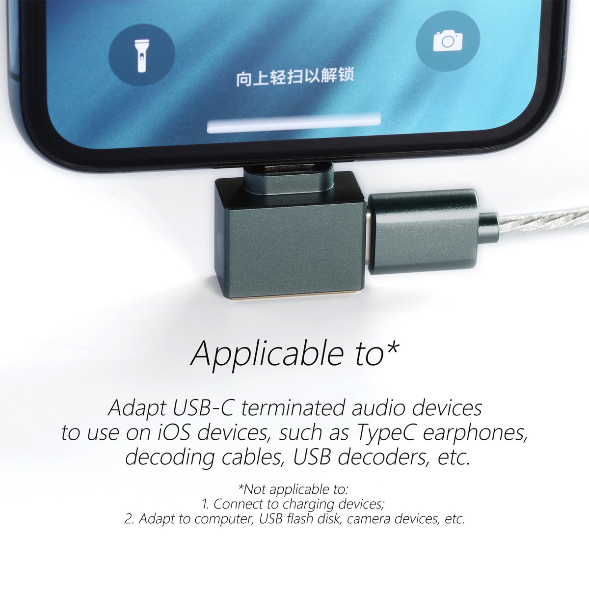 DDHIFI TC28i Lightning to Type C OTG Adapter