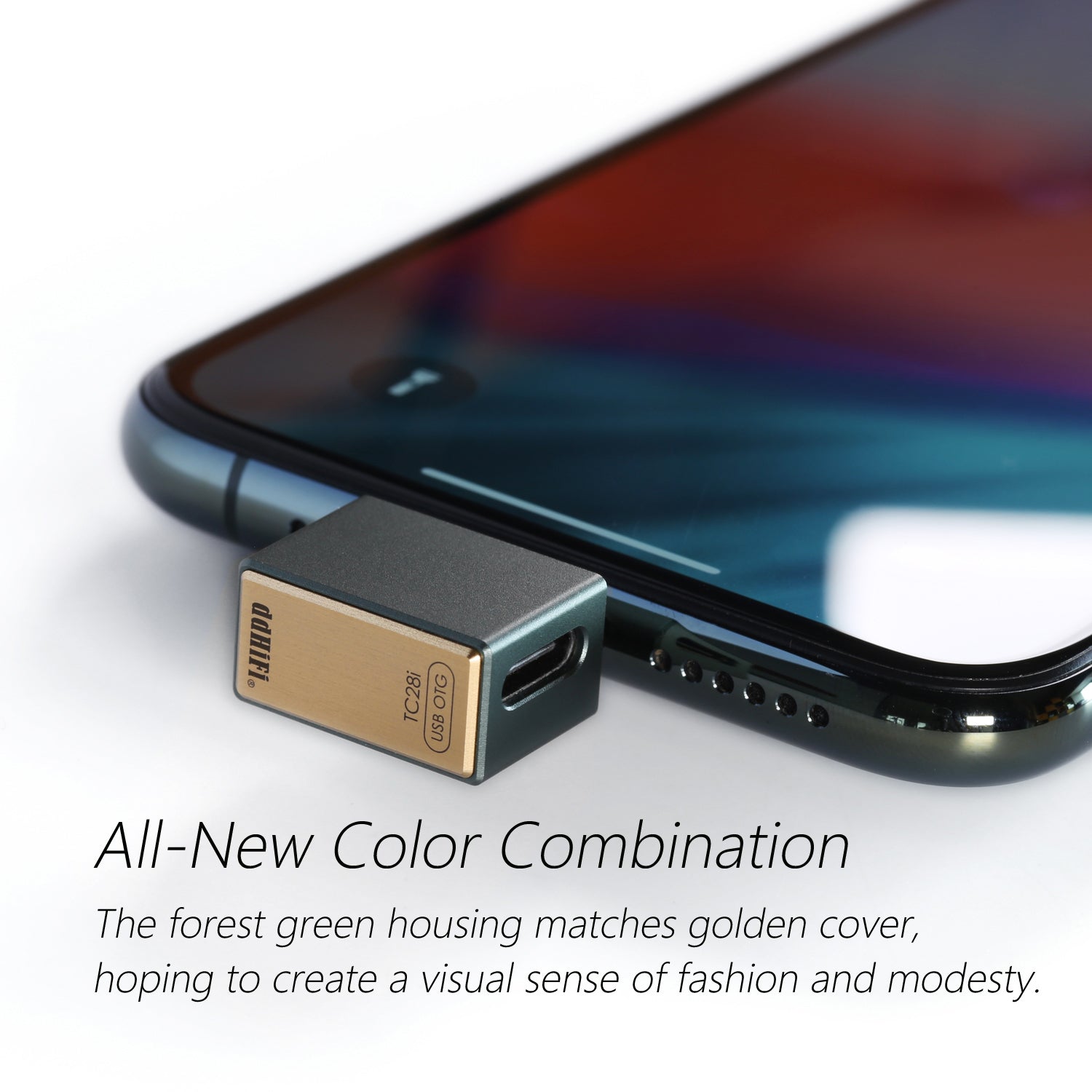 DDHIFI TC28i Lightning to Type C OTG Adapter