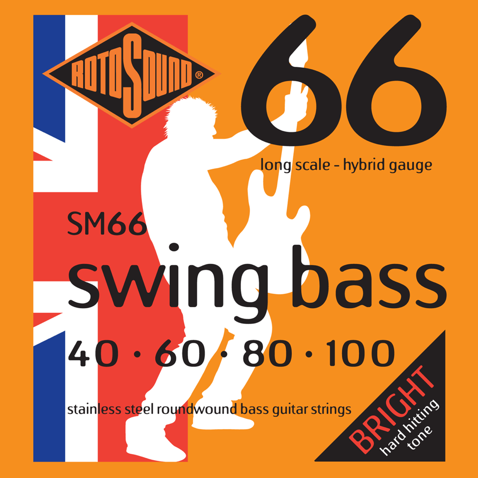 Rotosound Music Strings- Swing Bass 66 Bass Guitar Strings