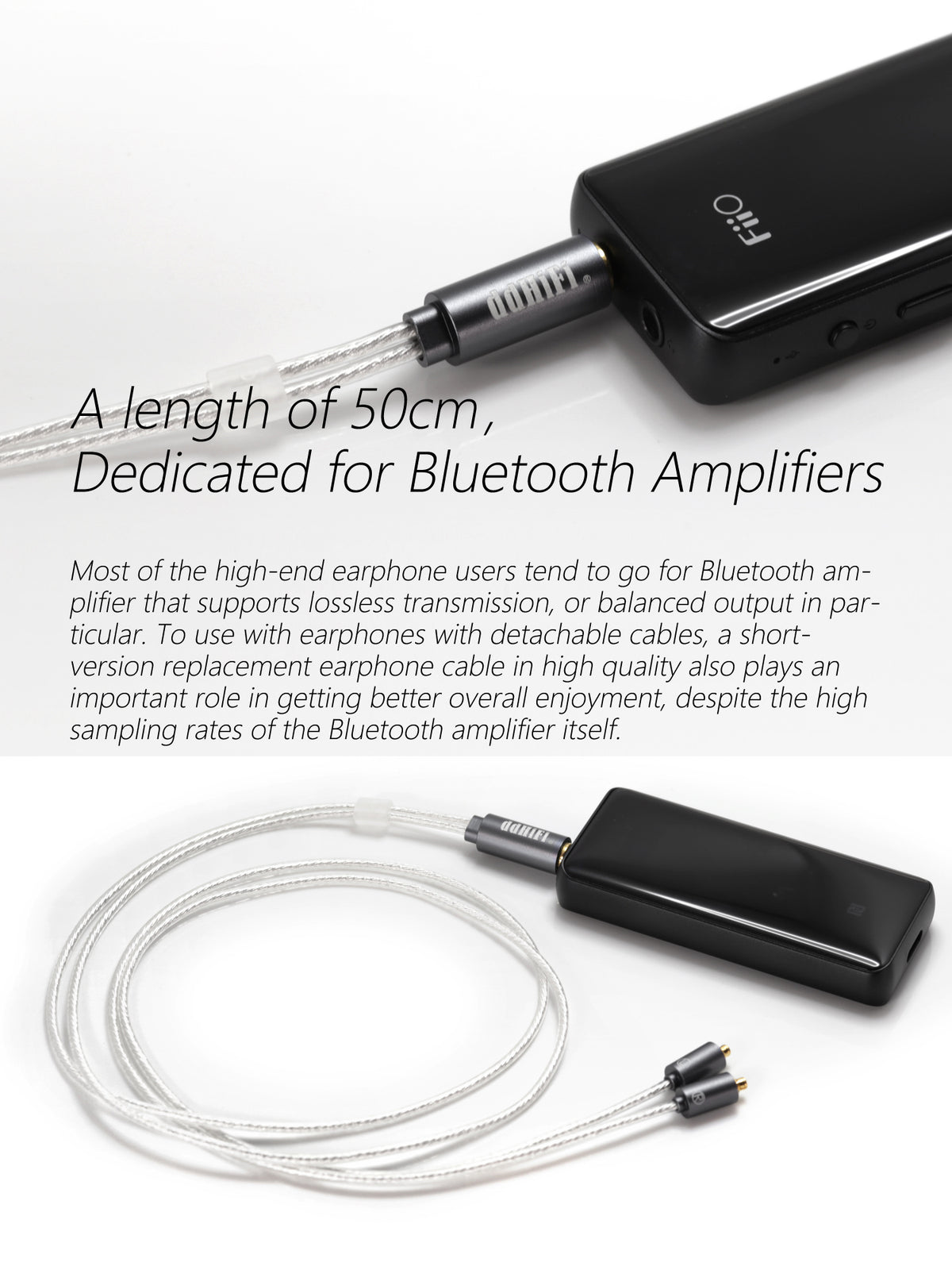 DD Hifi BC50B 50cm Earphone Cable for Bluetooth Amplifiers