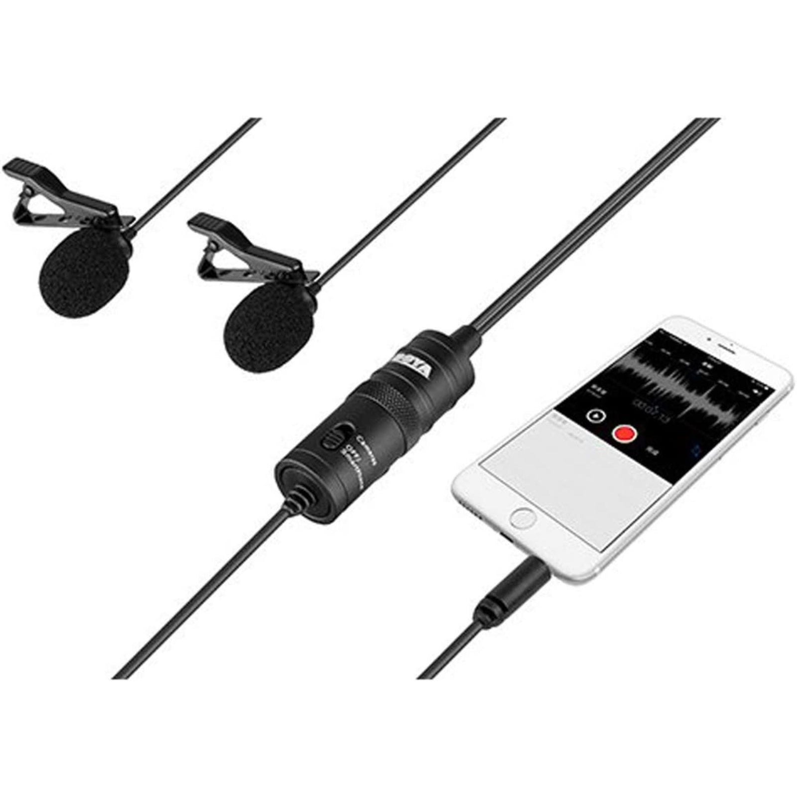 BOYA BY-M1DM Dual Lavalier Universal Microphone